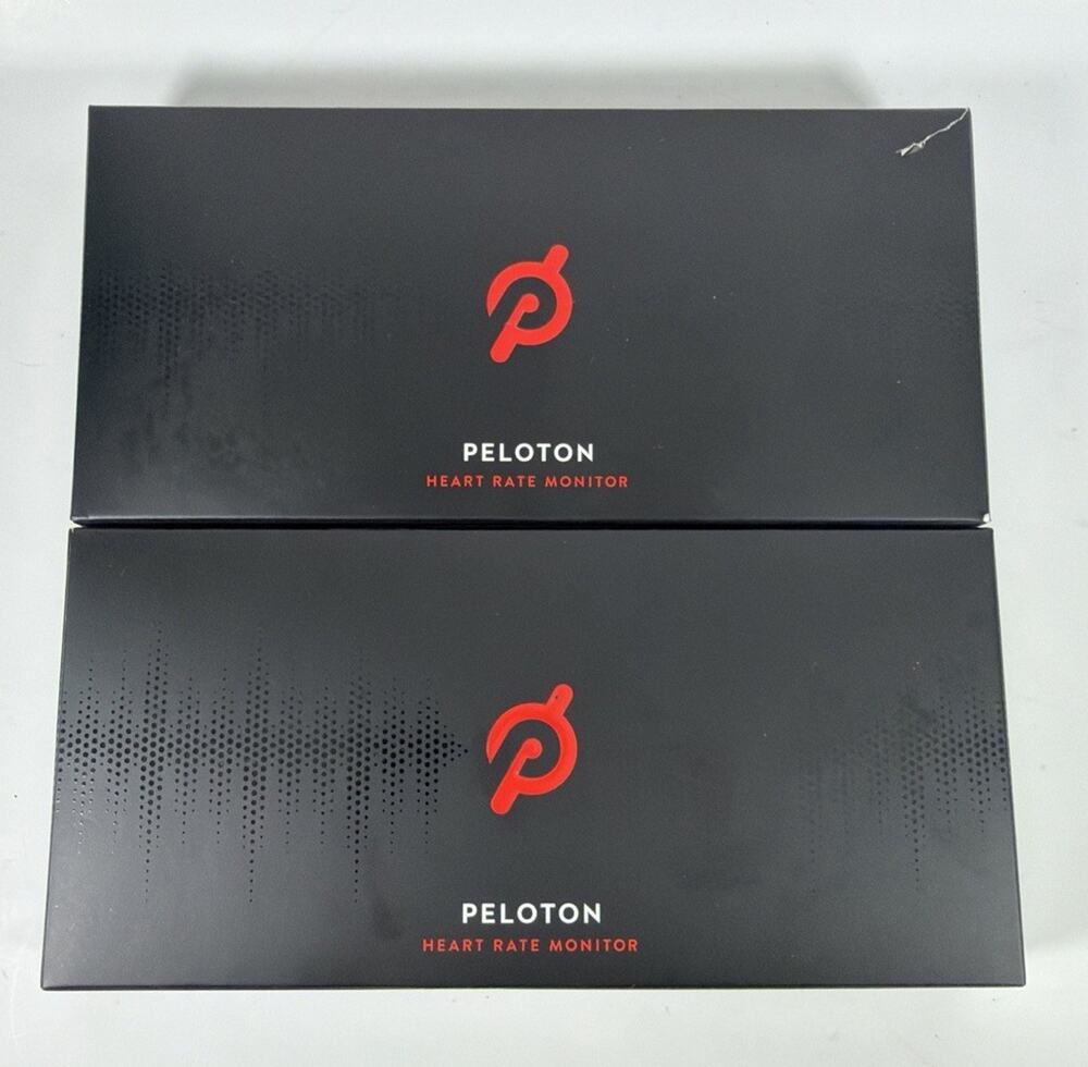 Lot of 2 Peloton Heart Rate Monitor PL-HR-C-01 Black Chest Strap - New